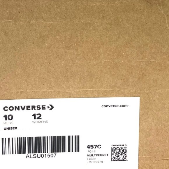 Converse Chuck 70 Retro Shoes Men's Stripes Canvas Skate High A00457C-WWSPBRBW - Picture 8 of 9